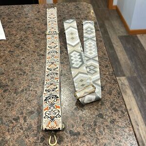Guitar straps for purse two included